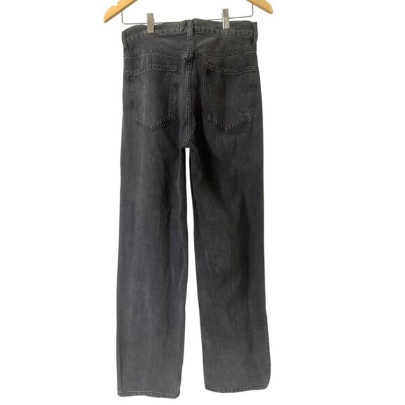 Agolde Criss Cross Straight Leg High Rise Jeans Size 26 In Synchronize Wash - Picture 9 of 15